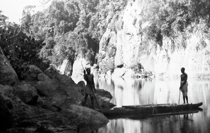 Framed Print : Navua River, Fiji, Victorian period Framed Print : Navua River, Fiji, Victorian period