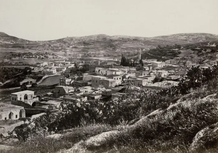 Framed Print : Nazareth from the north West Framed Print : Nazareth from the north West