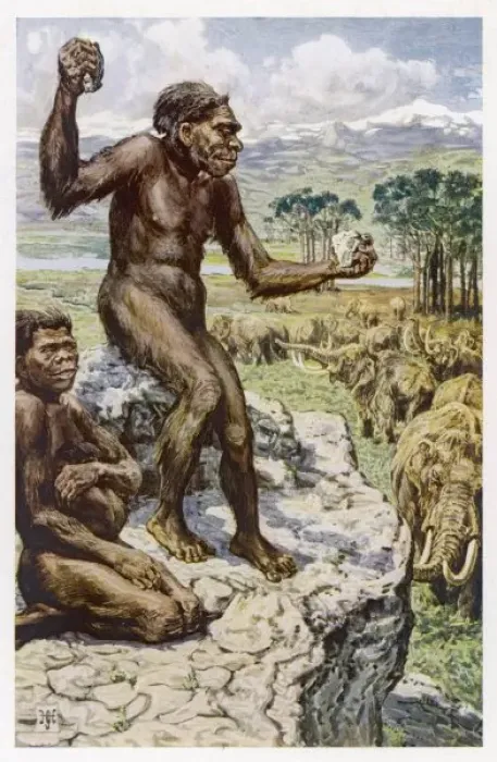 Framed Print : Neanderthal Man Framed Print : Neanderthal Man