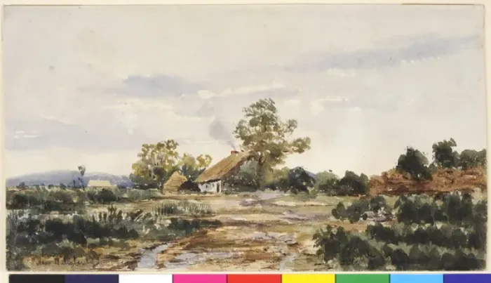 Framed Print : Near Ballyleidy Cottage near Clandeboye ? Framed Print : Near Ballyleidy Cottage near Clandeboye ?