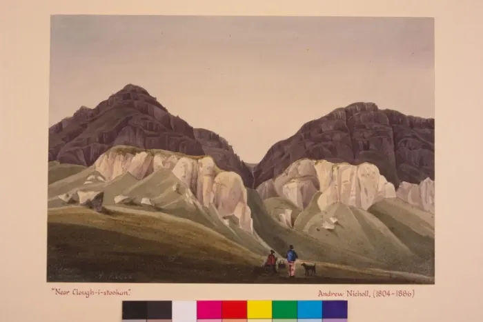 Framed Print : Near Clough-i-Stookan Framed Print : Near Clough-i-Stookan