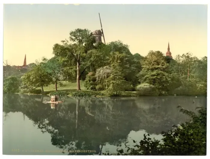 Framed Print : Near the Heedenthor, Bremen, Germany Framed Print : Near the Heedenthor, Bremen, Germany