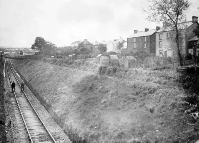 Framed Print : Near Skewen Railway Station, Glamorgan, South Wales Framed Print : Near Skewen Railway Station, Glamorgan, South Wales