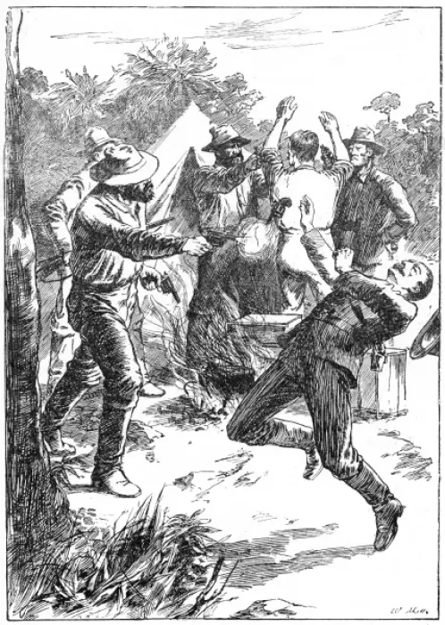 Framed Print : Ned Kelly kills Police Officer Lonigan Framed Print : Ned Kelly kills Police Officer Lonigan