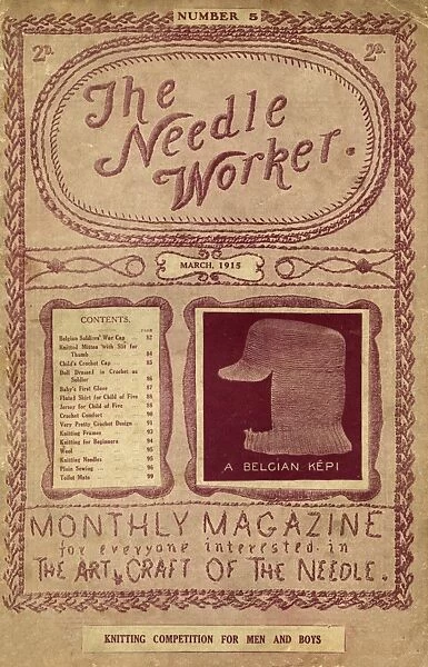 The Needle Worker, WW1 knitting & sewing booklet