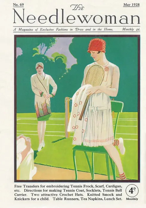 Framed Print : The Needlewoman cover May 1928 Framed Print : The Needlewoman cover May 1928