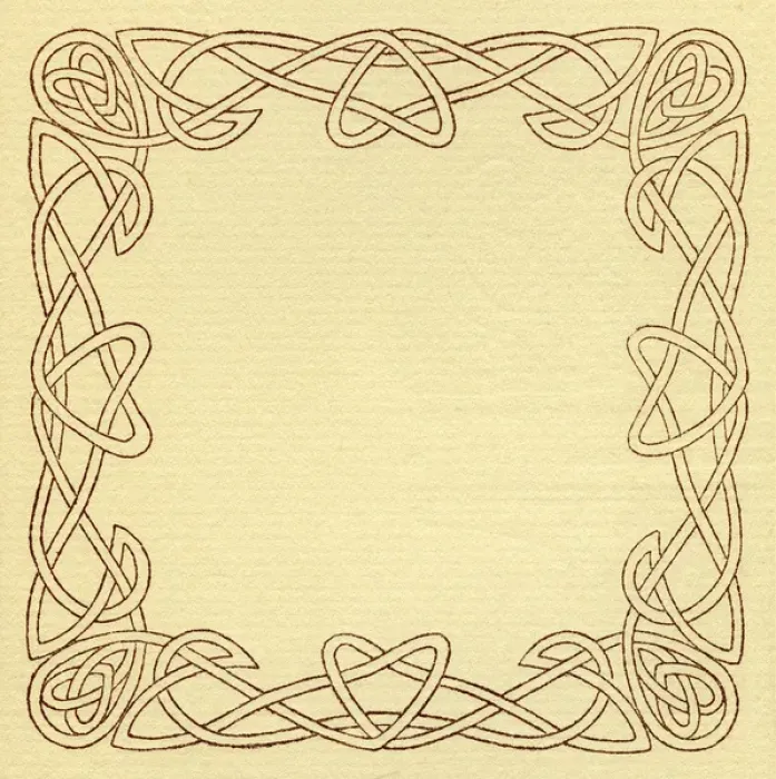 Framed Print : Needlework pattern in outline Framed Print : Needlework pattern in outline