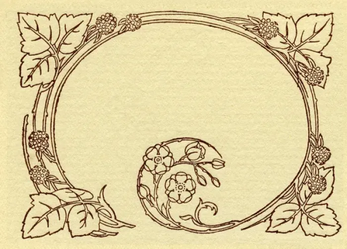 Framed Print : Needlework pattern in outline Framed Print : Needlework pattern in outline
