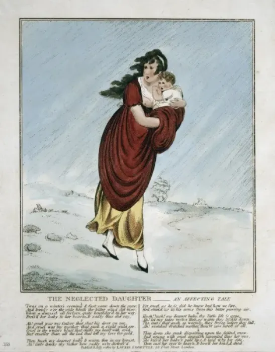 Framed Print : The neglected daughter, an affecting tale Framed Print : The neglected daughter, an affecting tale