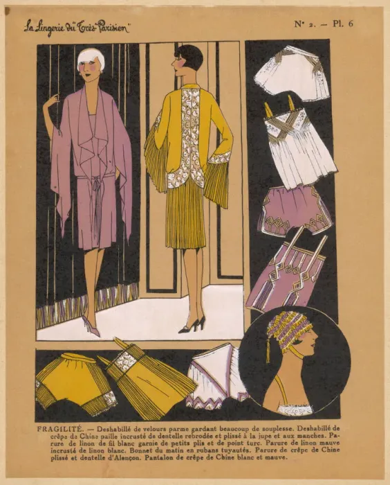 Framed Print : Negligees & Undies 1920S Framed Print : Negligees & Undies 1920S