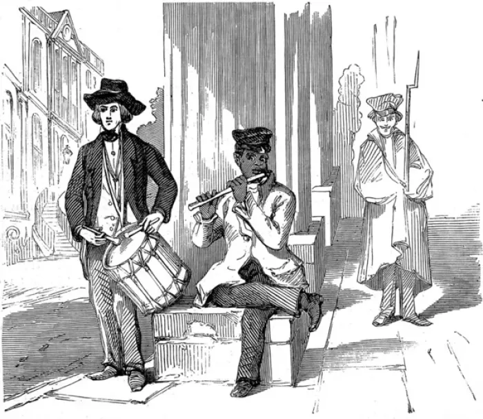 Framed Print : The Negro Reveille, Charlestown, 1856 Framed Print : The Negro Reveille, Charlestown, 1856