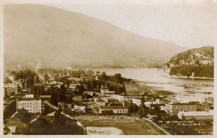 Framed Print : Nelson, British Colombia, Canada - looking West Framed Print : Nelson, British Colombia, Canada - looking West