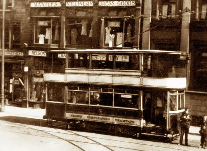 Framed Print : Nelson Corporation tram, possibly 1920s Framed Print : Nelson Corporation tram, possibly 1920s
