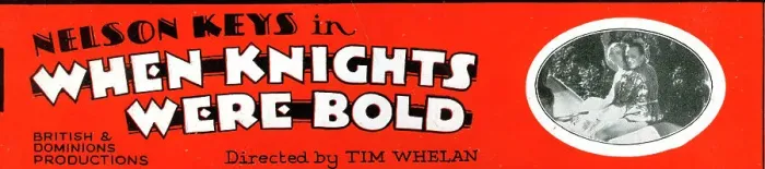 Framed Print : Nelson Keys in film, When Knights Were Bold Framed Print : Nelson Keys in film, When Knights Were Bold