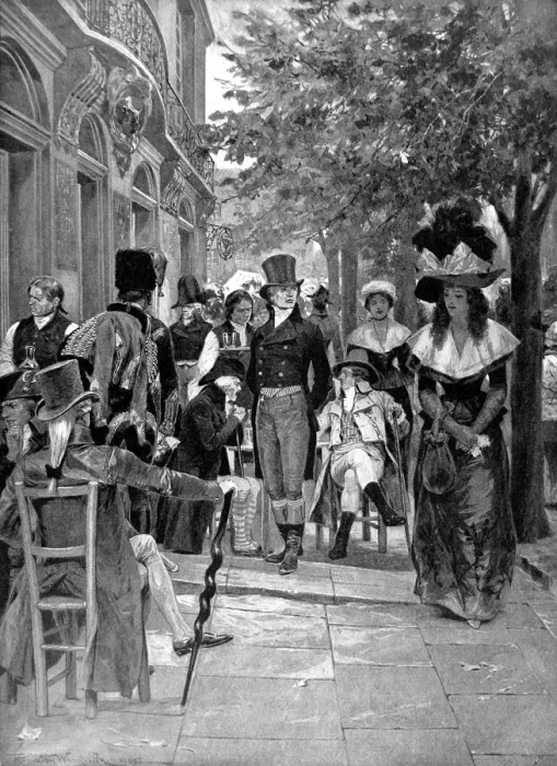 Framed Print : Nelson on leave at St. Omer, France, 1784 Framed Print : Nelson on leave at St. Omer, France, 1784