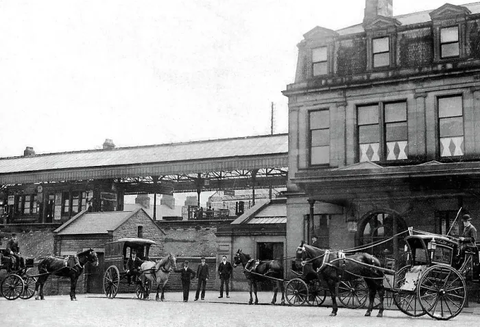 Framed Print : Nelson Railway Station early 1900s Framed Print : Nelson Railway Station early 1900s