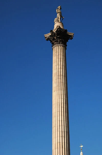 Nelsons Column (1840-1843). Trafalgar Square. London