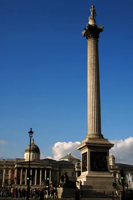 Framed Print : Nelsons Column (1840-1843). Trafalgar Square. London Framed Print : Nelsons Column (1840-1843). Trafalgar Square. London