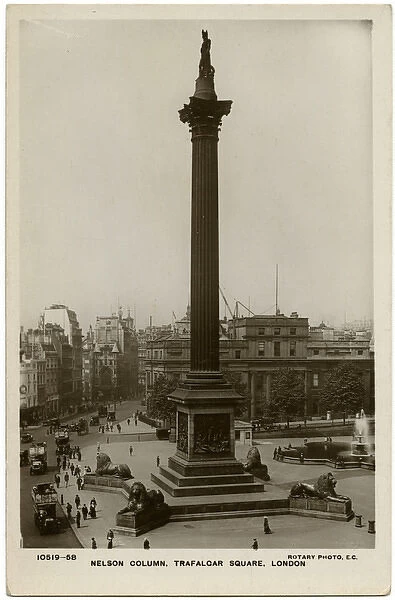 Nelsons Column - Trafalgar Square, London