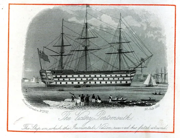 Framed Print : Nelsons Flagship The Victory, Portsmouth Framed Print : Nelsons Flagship The Victory, Portsmouth