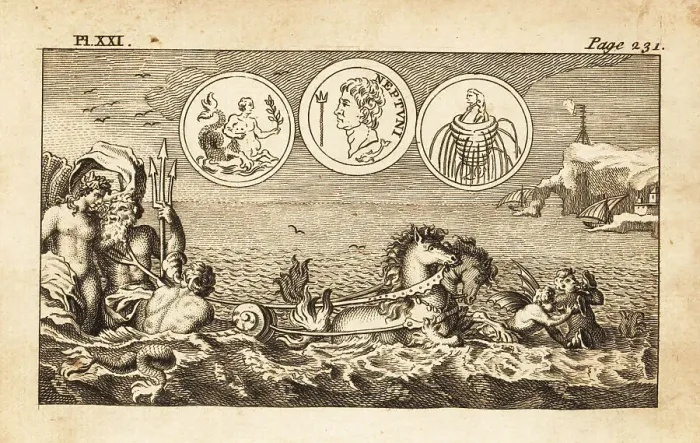 Framed Print : Neptune, Roman god of the seas Framed Print : Neptune, Roman god of the seas