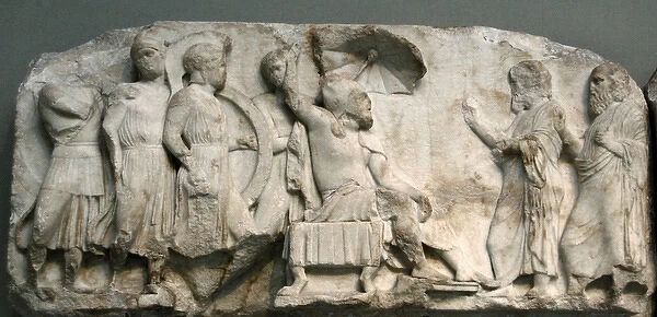 Nereid Monument. Classical period Lycia. Turkey. Arbinas
