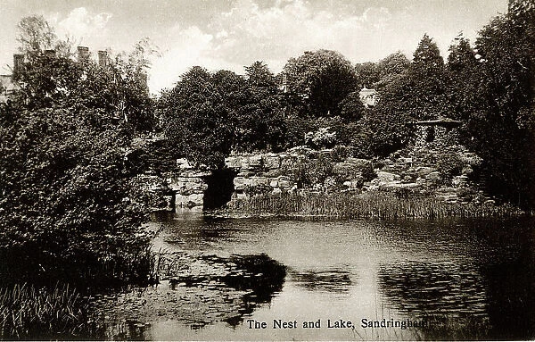 The Nest and Lake, Sandringham, Norfolk