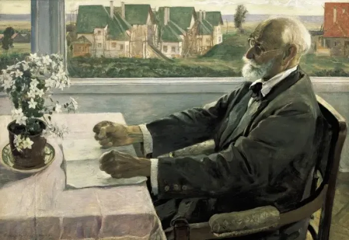 Framed Print : NESTEROV, Mikhail Vasilievich (1862-1942). Portrait Framed Print : NESTEROV, Mikhail Vasilievich (1862-1942). Portrait