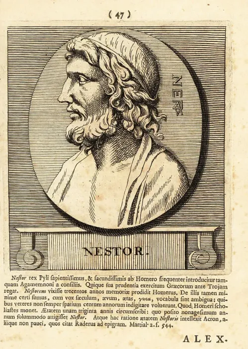 Framed Print : Nestor of Gerenia, legendary wise King of Pylos Framed Print : Nestor of Gerenia, legendary wise King of Pylos