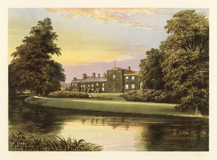 Framed Print : Netherhall, Cumberland, England Framed Print : Netherhall, Cumberland, England