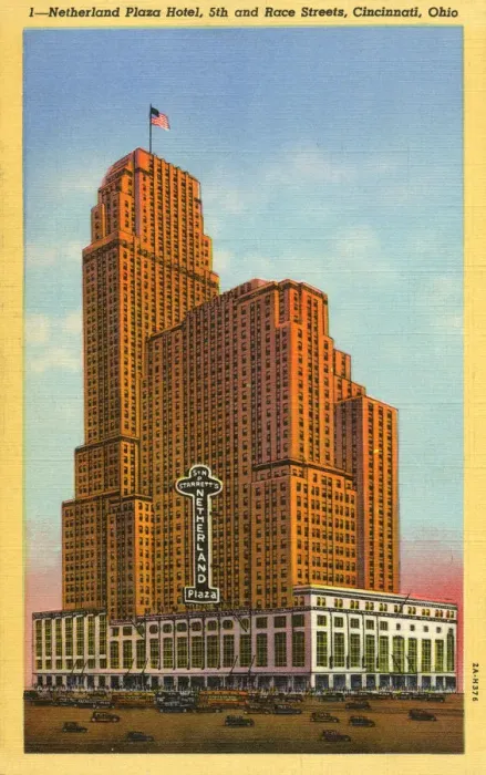 Framed Print : Netherland Plaza Hotel, 5th and Race Street, Cincinnati Ohio Framed Print : Netherland Plaza Hotel, 5th and Race Street, Cincinnati Ohio