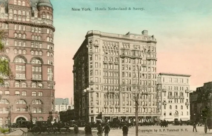 Framed Print : Netherland and Savoy Hotel, New York