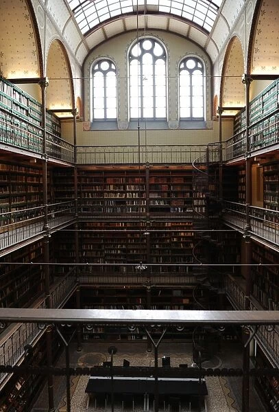 Netherlands. Amsterdam. Rijksmuseum. Library. Inside