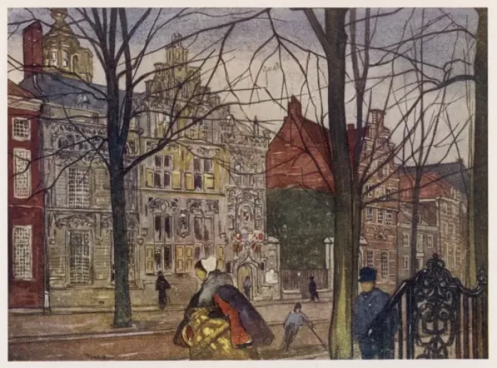 Framed Print : Netherlands / Delft 1904 Framed Print : Netherlands / Delft 1904