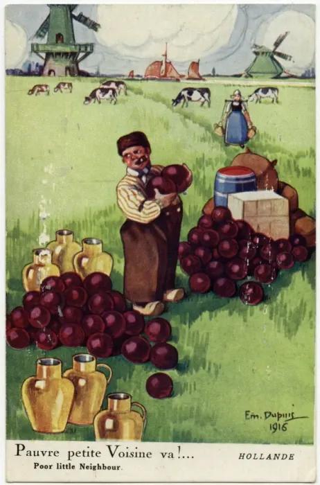 Framed Print : The Netherlands experienced no shortage during WW1