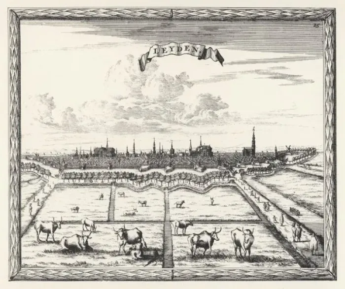 Framed Print : Netherlands / Leiden C1700 Framed Print : Netherlands / Leiden C1700