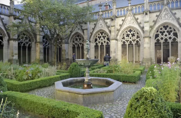 Framed Print : Netherlands. Utrecht. St. Martins Cathedral. Cloister, 15th Framed Print : Netherlands. Utrecht. St. Martins Cathedral. Cloister, 15th