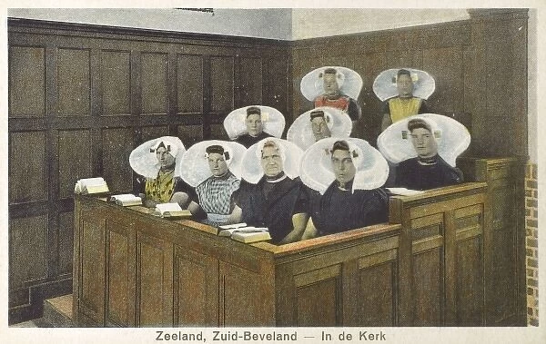 The Netherlands -Zeeland women in church