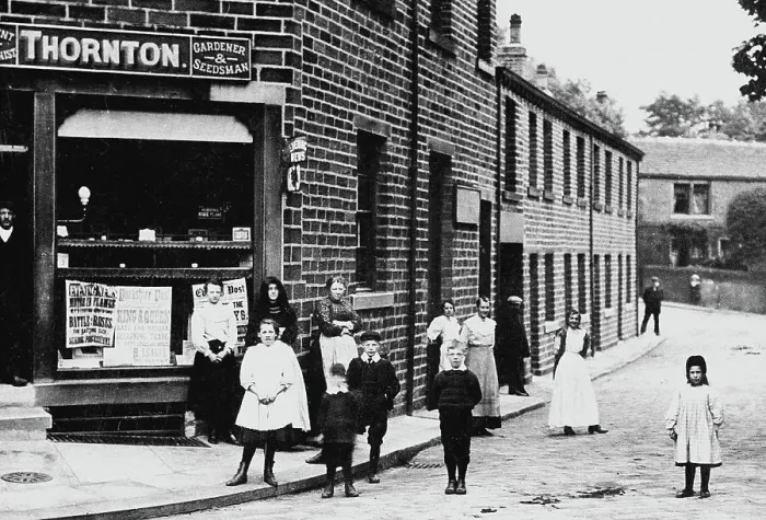 Framed Print : Netherton Market Place early 1900s Framed Print : Netherton Market Place early 1900s