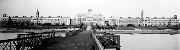 Framed Print : Netley Hospital, Southampton, Victorian period Framed Print : Netley Hospital, Southampton, Victorian period