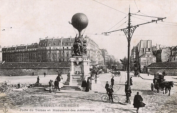 Neuilly-sur-Seine, France - Balloonists Monument