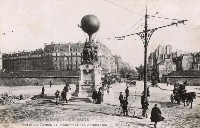 Framed Print : Neuilly-sur-Seine, France - Balloonists Monument Framed Print : Neuilly-sur-Seine, France - Balloonists Monument