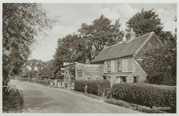 Nevendon. A beautifully-printed postcard depicting the Village Post Office at Nevendon