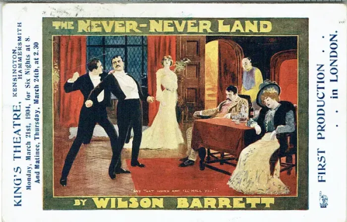 Framed Print : The Never-Never Land by Wilson Barrett Framed Print : The Never-Never Land by Wilson Barrett
