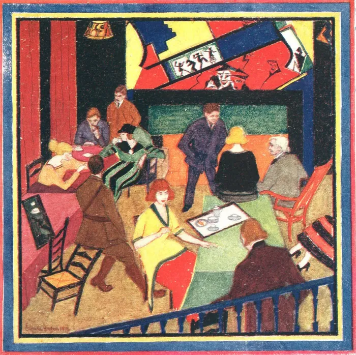 Framed Print : The Nevinson Room, Studio Club Framed Print : The Nevinson Room, Studio Club