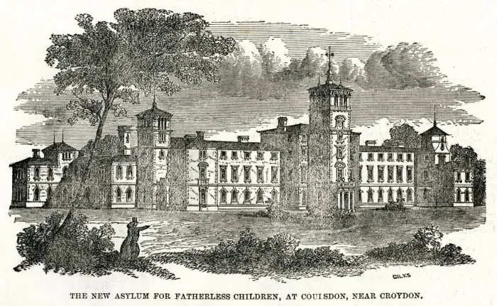 Framed Print : New Asylum for Fatherless Children, Reedham 1858 Framed Print : New Asylum for Fatherless Children, Reedham 1858