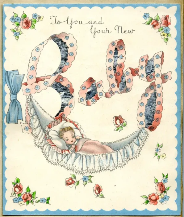 Framed Print : New baby card, To You and Your New Baby Framed Print : New baby card, To You and Your New Baby