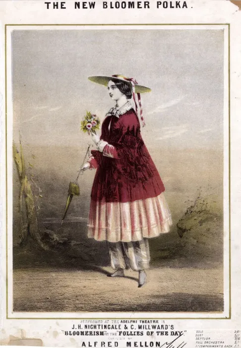 Framed Print : The New Bloomer Polka by Alfred Mellon Framed Print : The New Bloomer Polka by Alfred Mellon