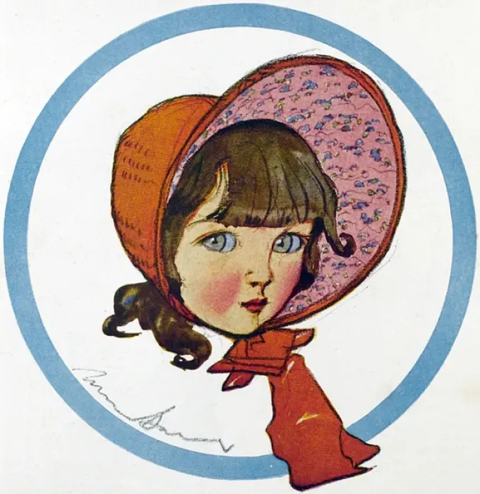 Framed Print : The New Bonnet by Muriel Dawson Framed Print : The New Bonnet by Muriel Dawson