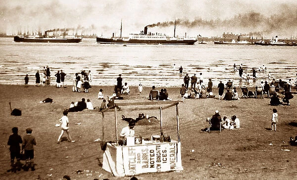 New Brighton beach, Wirral - Victorian period